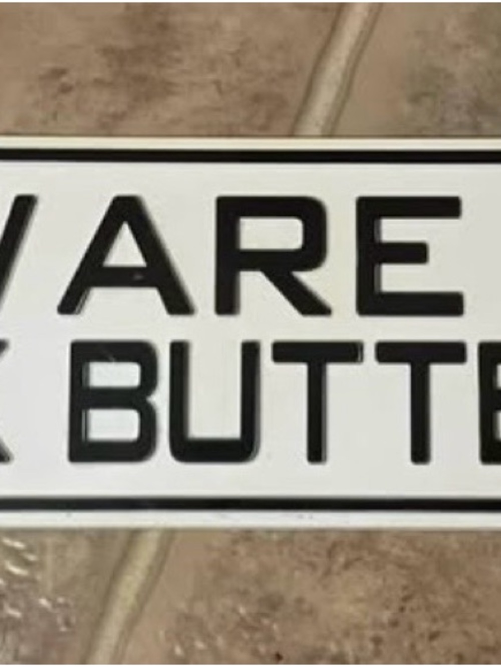 White and Black Kitchen Sign - Decorative Home Kitchen Wall Plaque